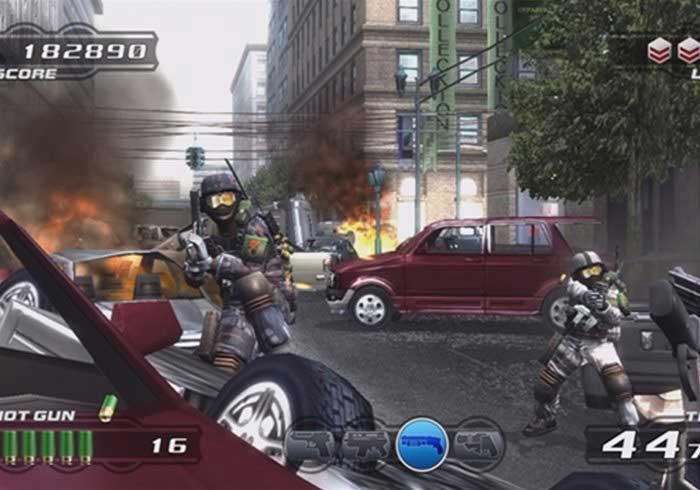 Screenshot of Time Crisis Arcade Game