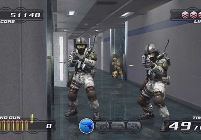 Screenshot from Time Crisis Computer game