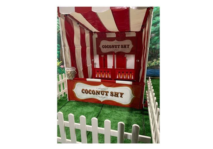 Hire Coconut Shy Funfair Side Stall