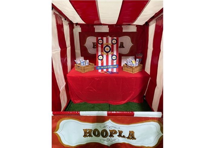Hoopla Funfair side stall