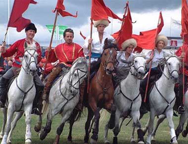 Cossack Themed Horses