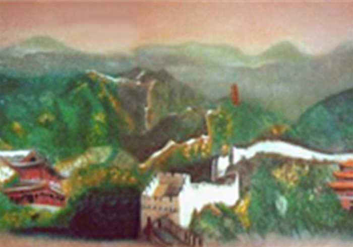 Oriental Theme Backdrops