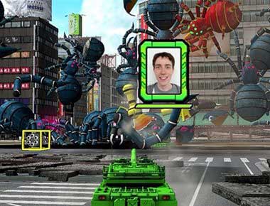 Screenshot of Tank Tank Tank Arcade Game