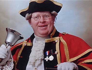 Town Crier in costume