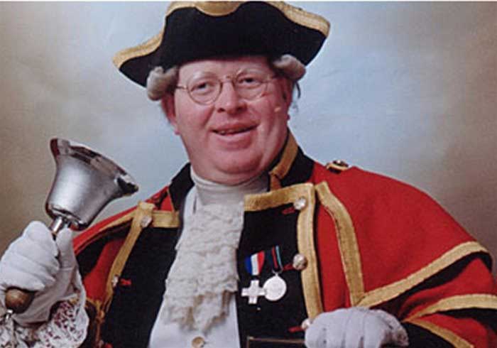 Town Crier in costume