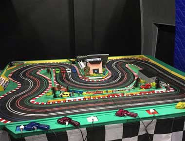 Giant Scalextric for hire