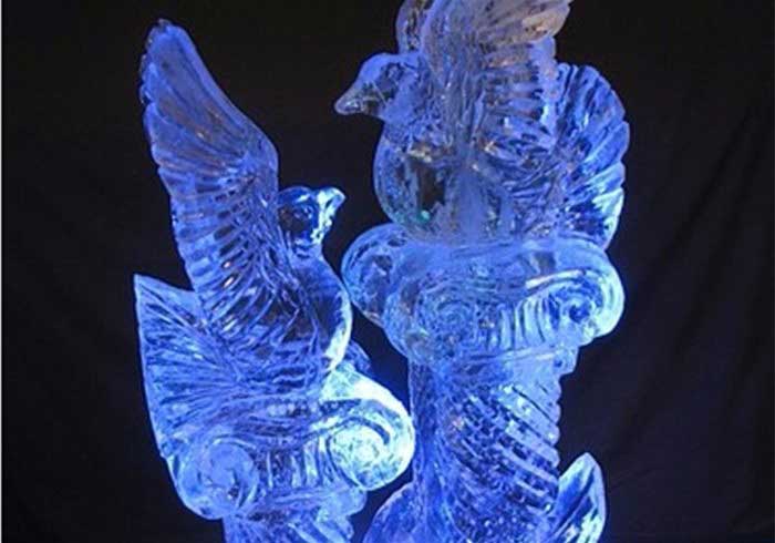 Wedding ice sculpture for hire
