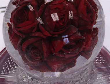 hire ice sculpture table centres