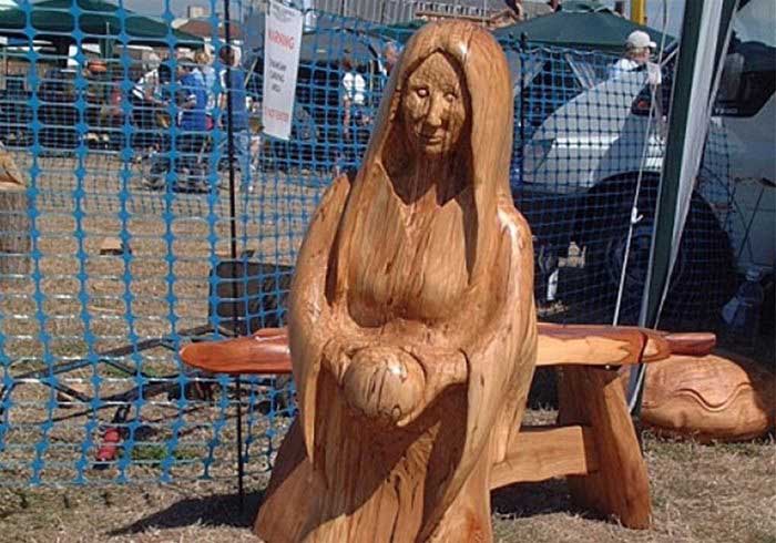 Chainsaw Carved Wood