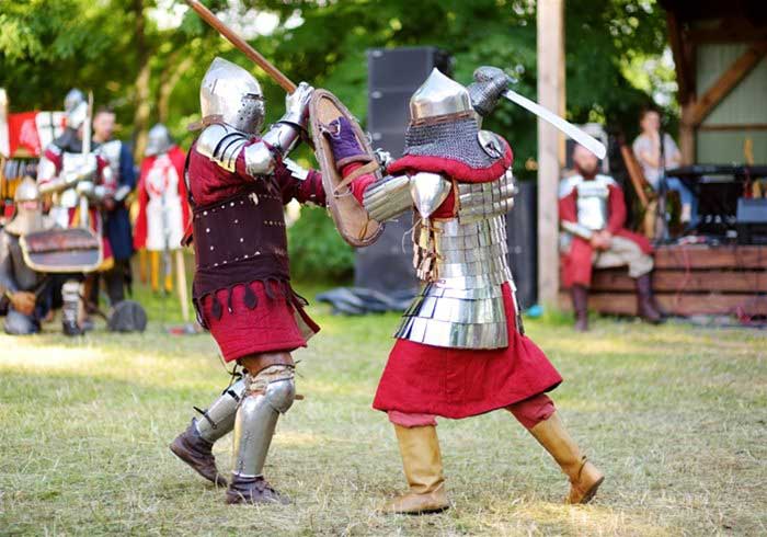 Medieval Battle at an event