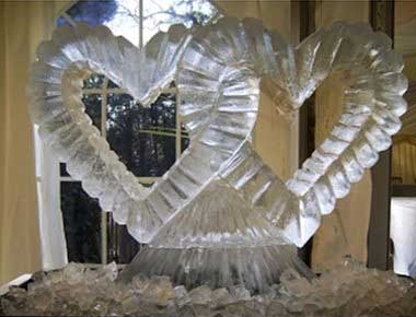 hire wedding ice sculpture