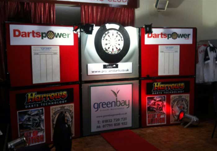 Hire darts exhibition