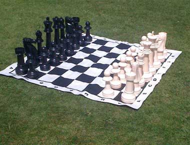 Hire giant chess mat