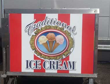Traditional Ice Cream Cart