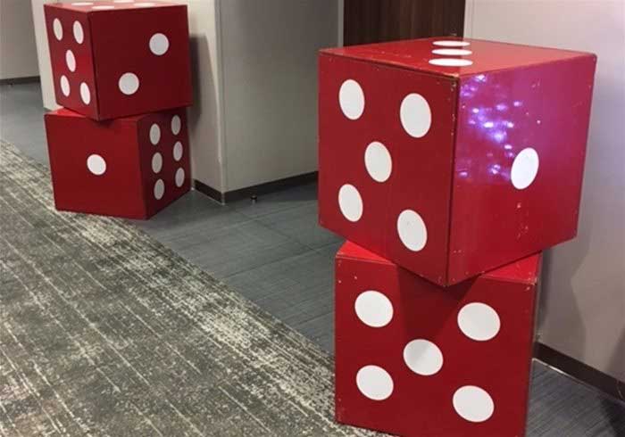 Giant Dice Props