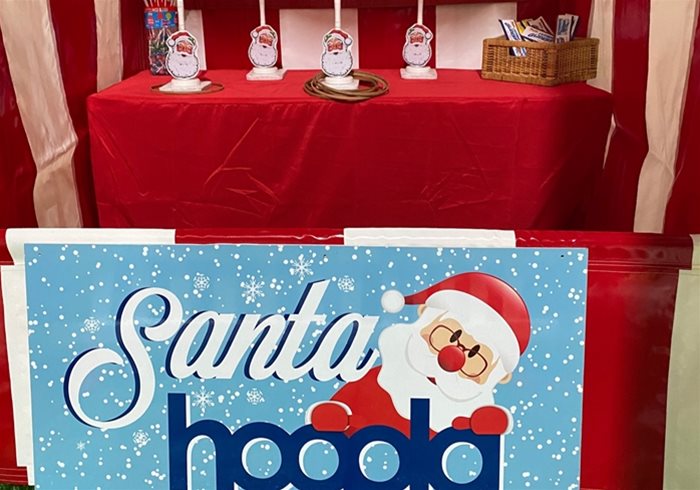 Santa Hoopla Side Stall for Hire