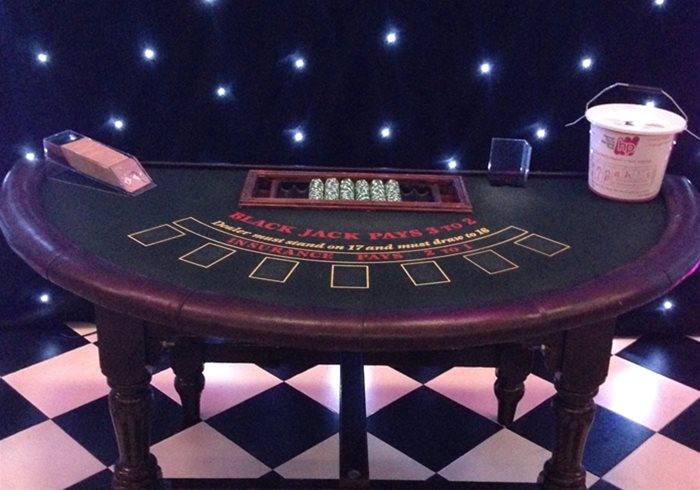 Hire Fun Casino Blackjack Table