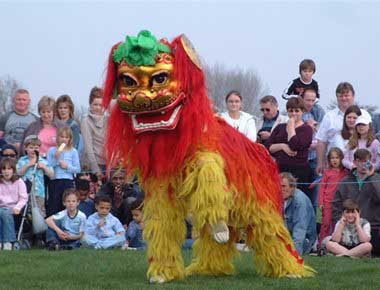 Chinese Lion Dancing