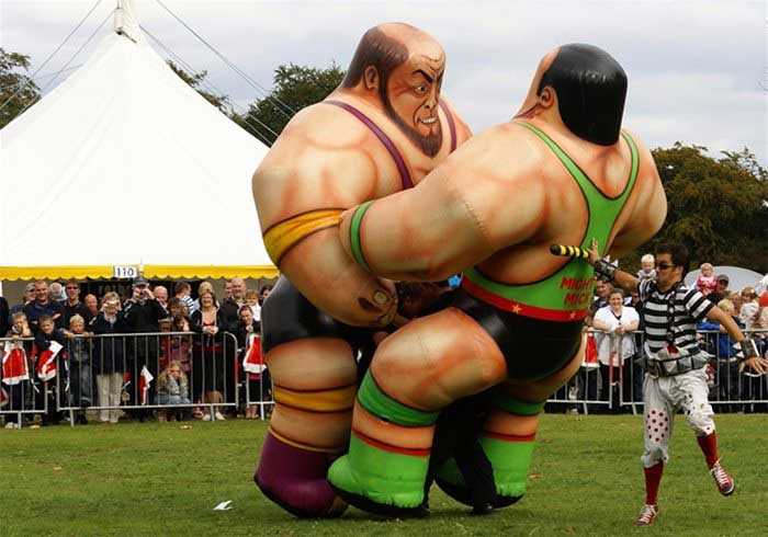 Inflatable Giant Fighting Show