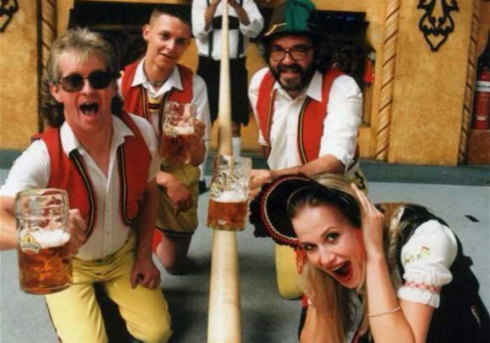 Bavarian Band in costume