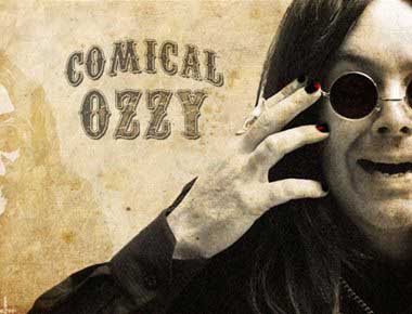 Lookalike of singer Ozzy Osbourne