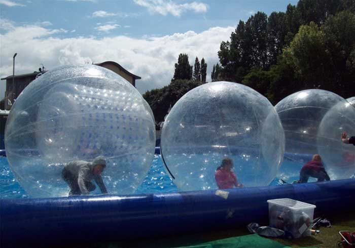 Hire Water Zorbs and pool