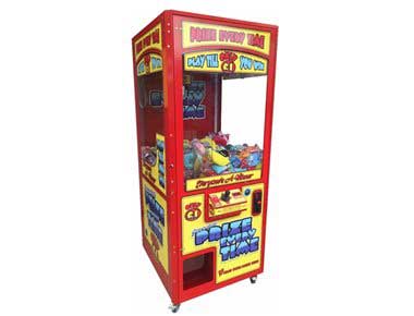 A manufacturers image of a branded arcade grabber