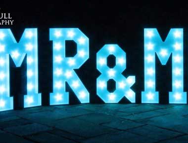 Mr and Mrs Giant Letters