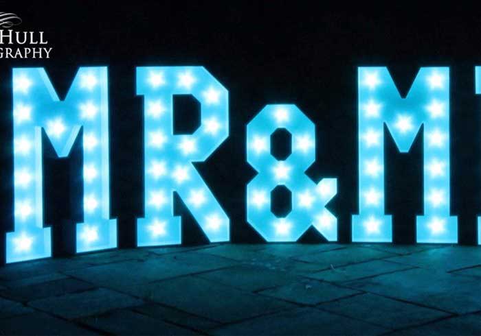 Mr and Mrs Giant Letters