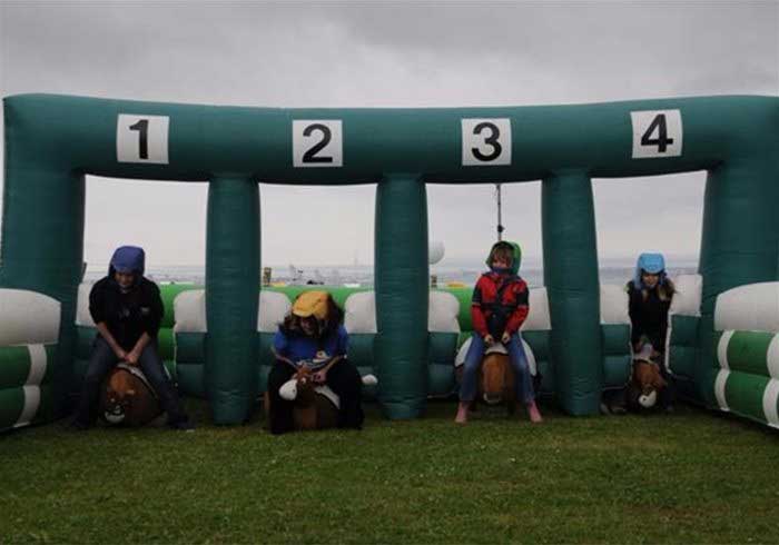 Inflatable Horse Racing Game